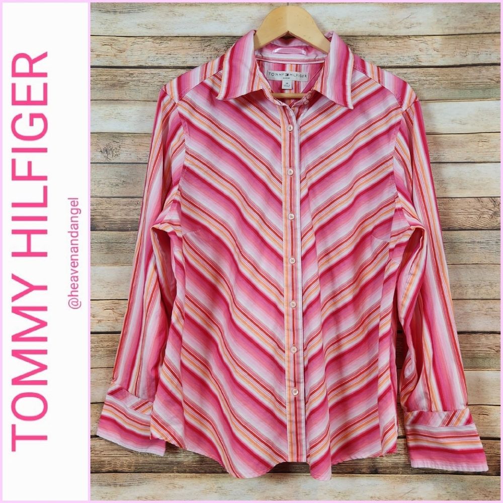 Tommy Hilfiger Stripe Button Down Shirt